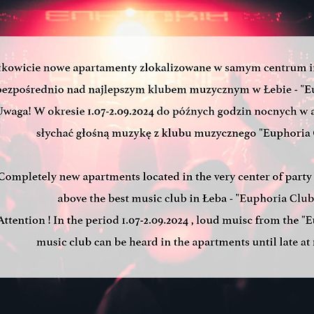Party Avangarde Apartments City Center Леба Экстерьер фото